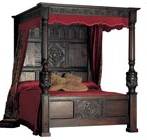 Four Poster Bed Jacobean style