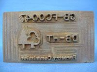 ISPM15 Forestry Commission branding iron