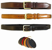 bridle leather belts.